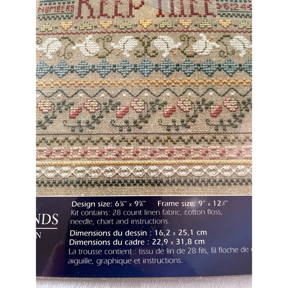 Janlynn Designs For The Needle "The Lord Bless Thee & Keep Thee" Cross Stitch Ki - Picture 7 of 11